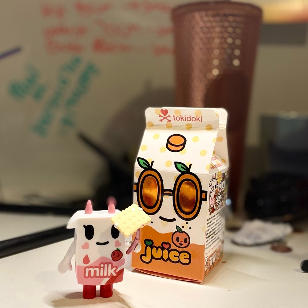 Super cute Moofia strawberry milk- Tokidoki